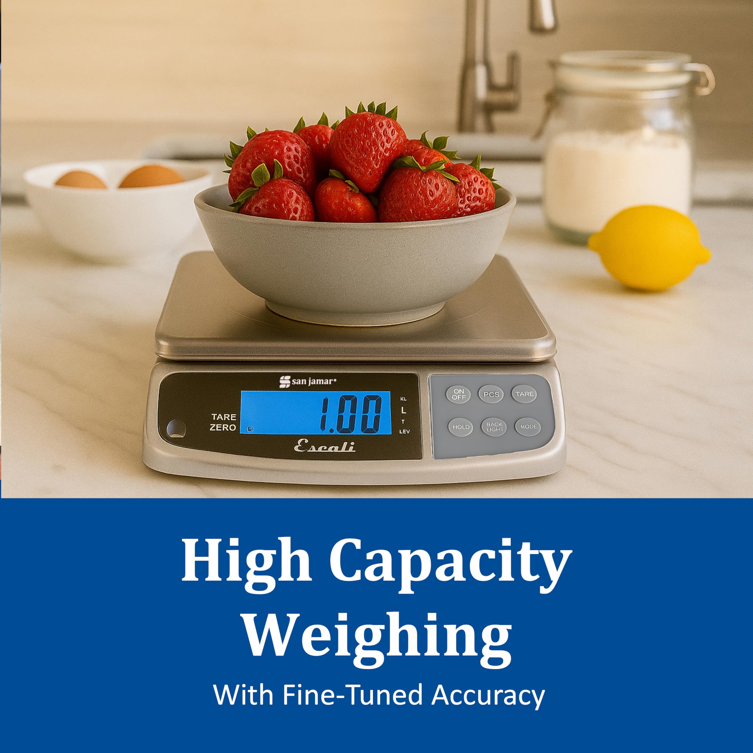 Amazon.com: San Jamar Escali Promzr M-Series Digital Scale with